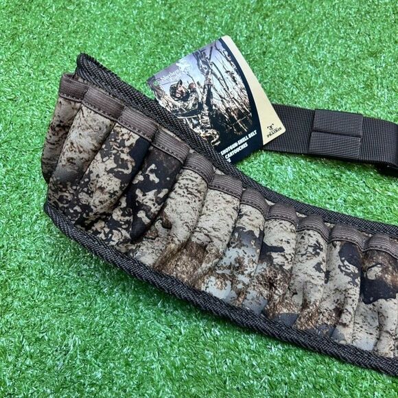 Camouflage Hunting Shotgun Shell Ammo Waist Belt Holder 12/20 Gauge Round NWT - Picture 2 of 6